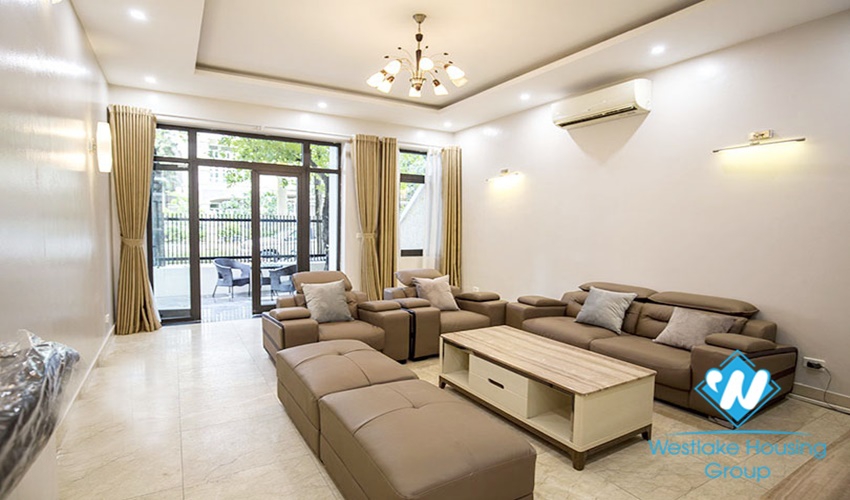 Newly renovated, painted and fully furnished villa for rent in Ciputra Hanoi